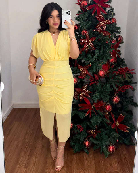 Vestido Tubinho Tule