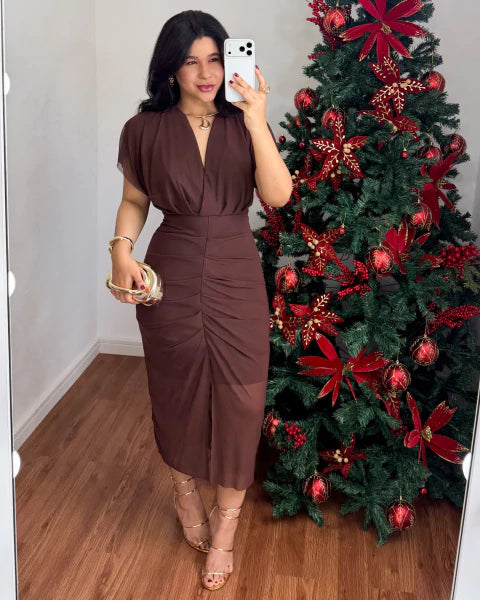 Vestido Tubinho Tule