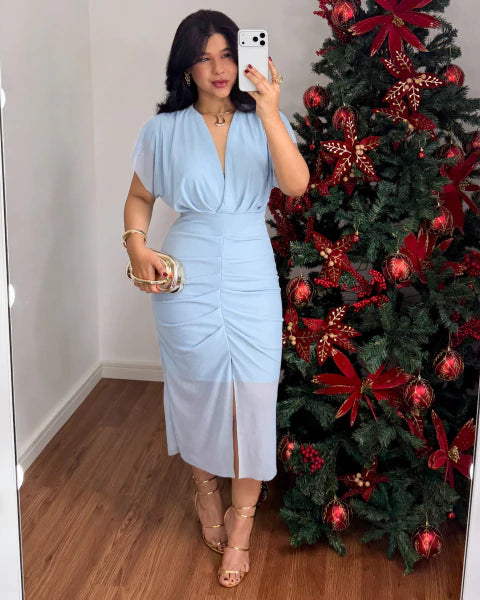 Vestido Tubinho Tule