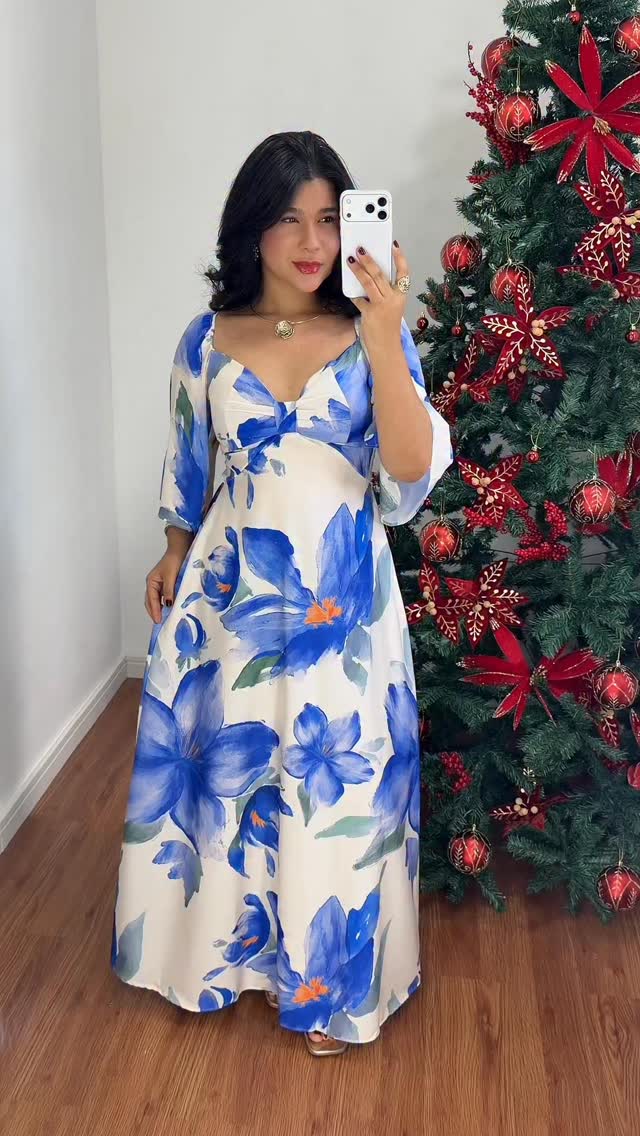 Vestido estampado Aline