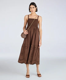 Vestido Midi Alça Fina