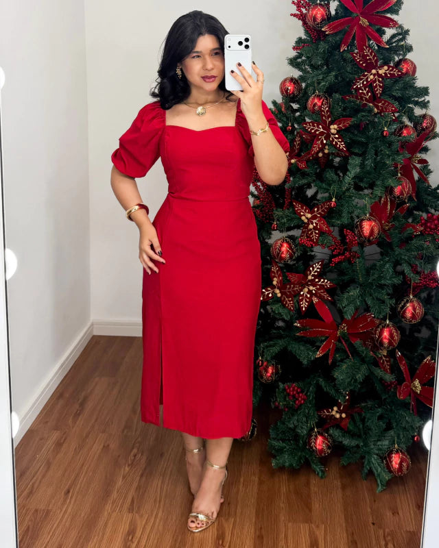 Vestido MIDI Tubinho