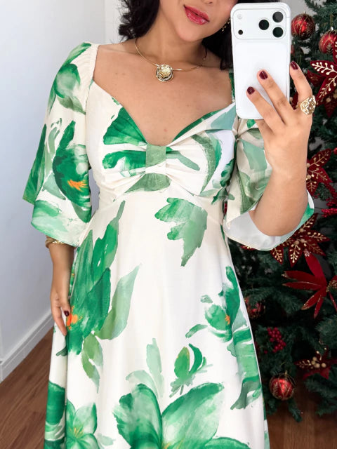 Vestido estampado Aline