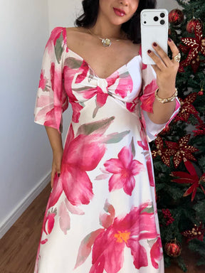 Vestido estampado Aline