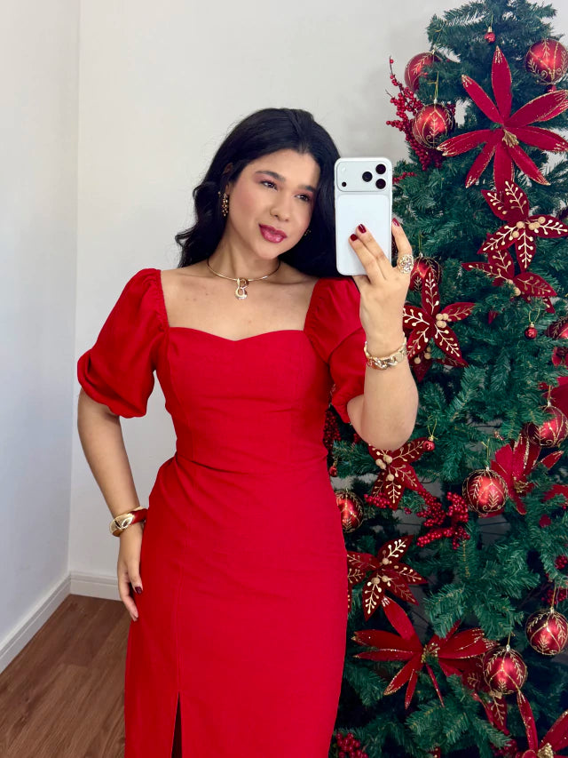 Vestido MIDI Tubinho